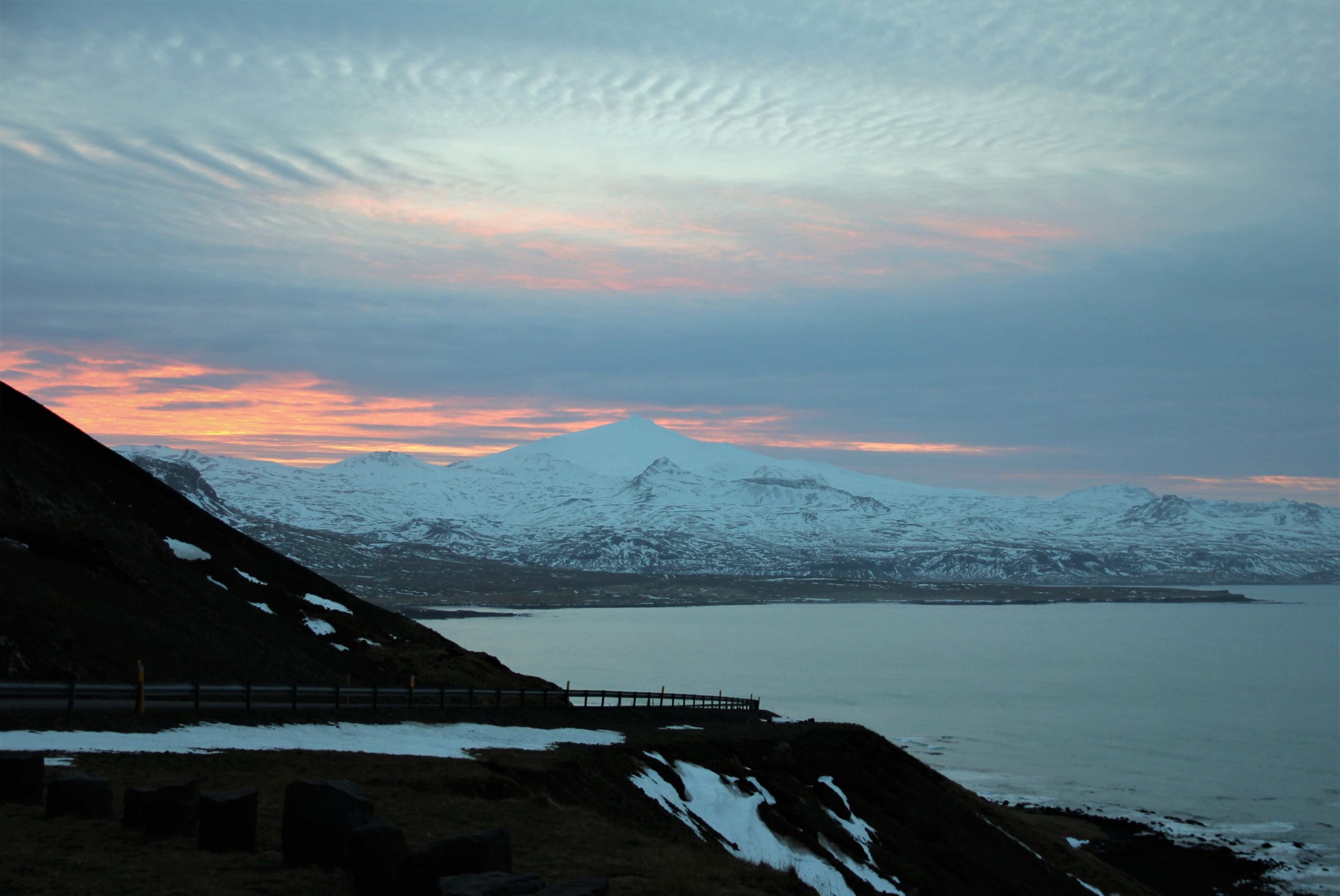 Snæfellsjökull and dramatic clouds